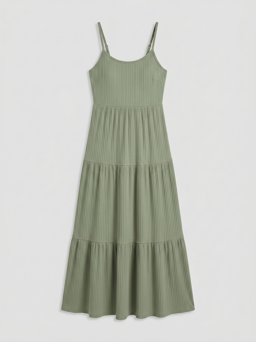Women's Maxi Dress – Strap Tiered Boho Summer Style