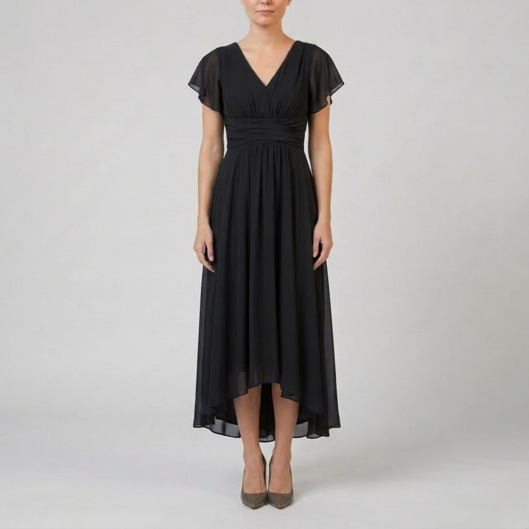 Women's Evening Dress – Chiffon High-Low