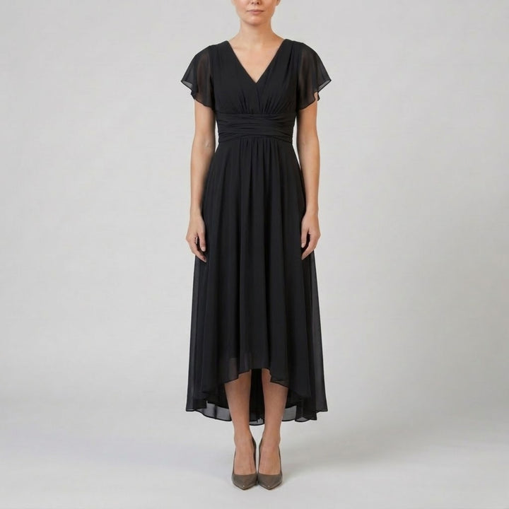 Women's Evening Dress – Chiffon High-Low