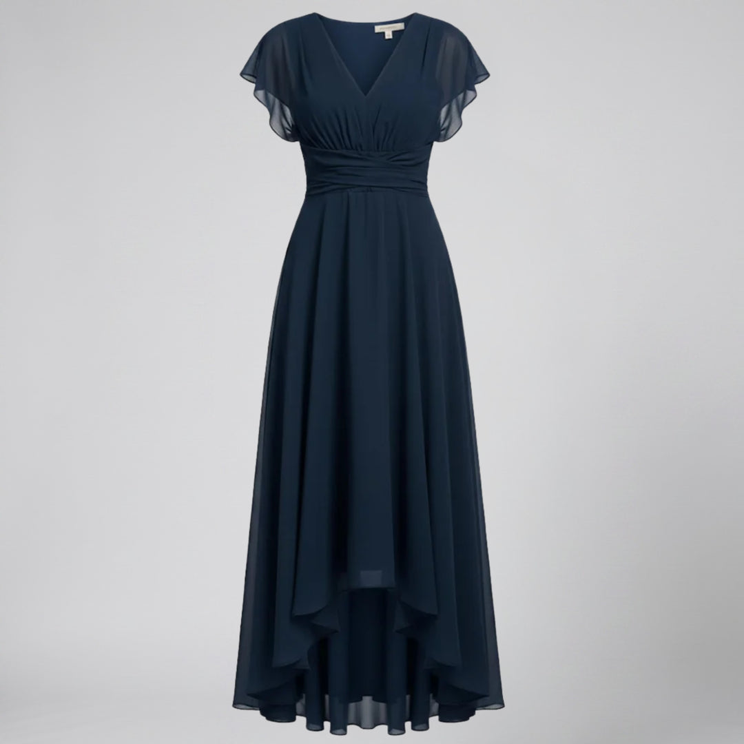Women's Evening Dress – Chiffon High-Low