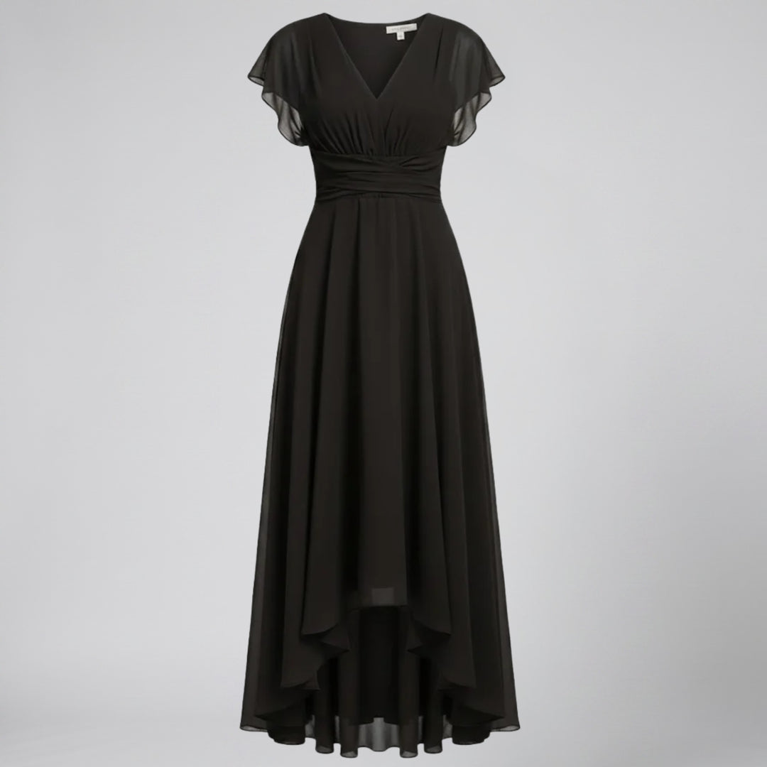 Women's Evening Dress – Chiffon High-Low
