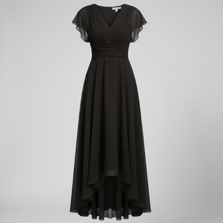 Women's Evening Dress – Chiffon High-Low