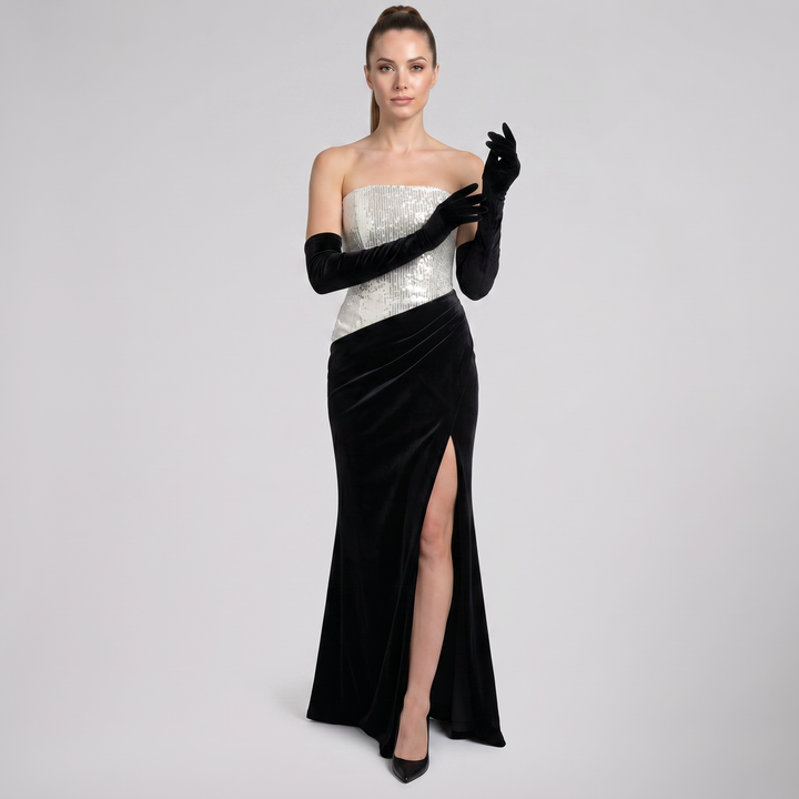 Women's Velvet Opera Gloves | Celestiella