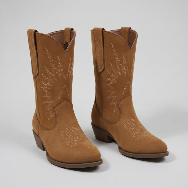 Women's Cowboy Boots, Velvet Western