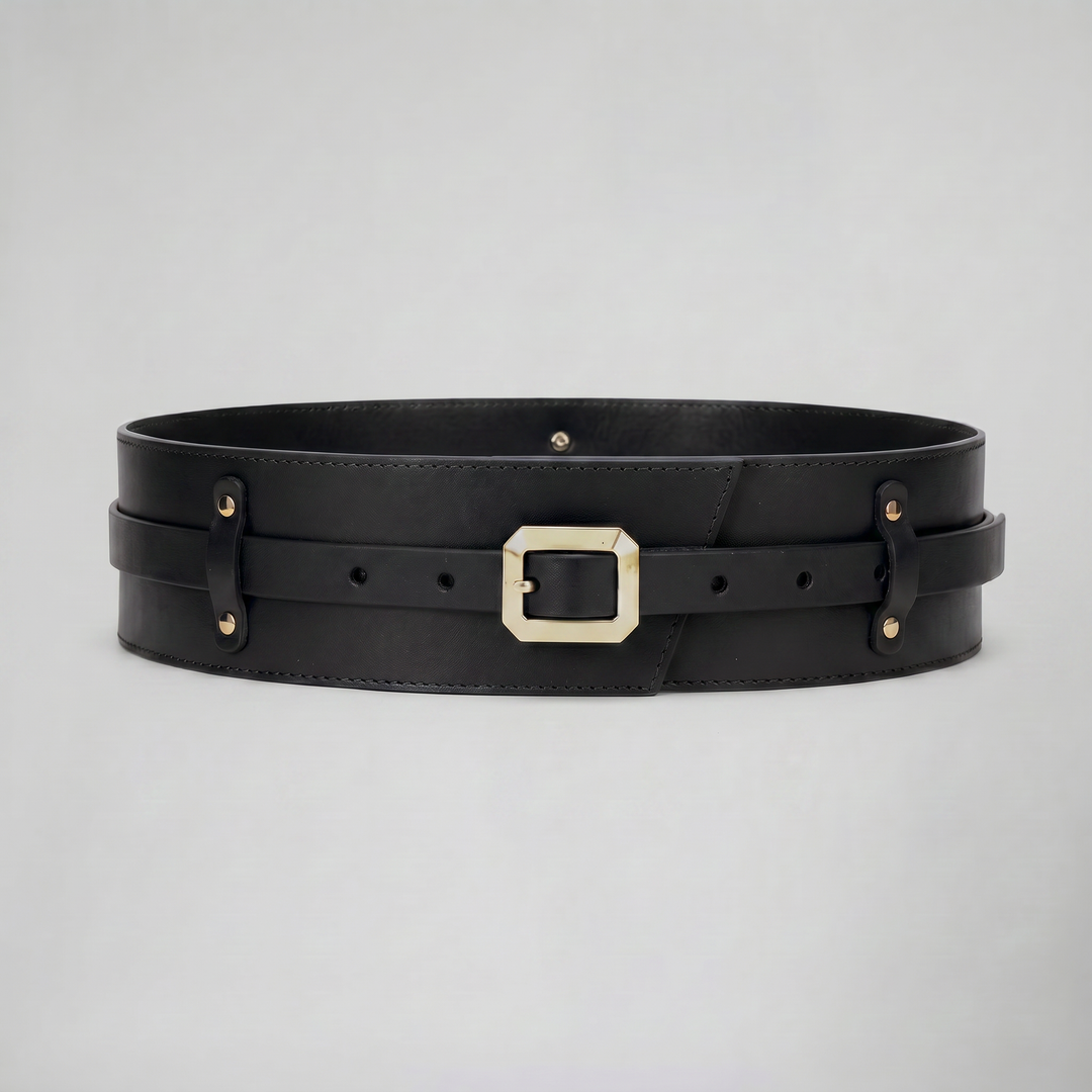 Women’s Wide Buckle Waist Cincher Belt | Celestiella
