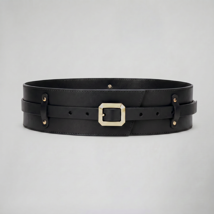 Women’s Wide Buckle Waist Cincher Belt | Celestiella