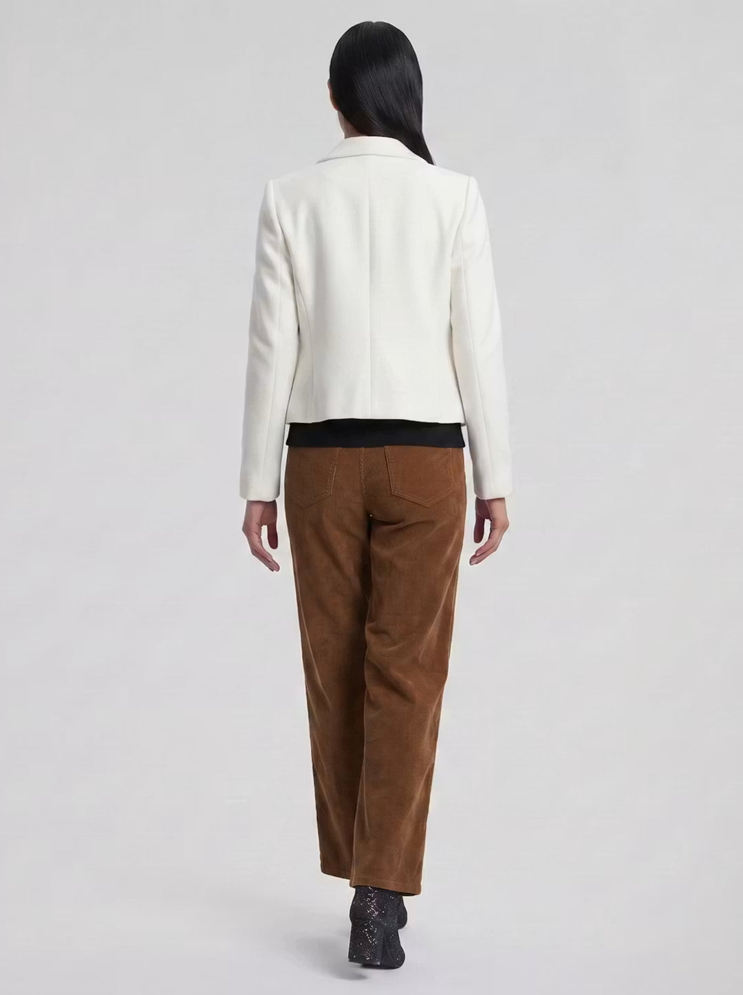 Women's Corduroy Trousers – Wide-Leg High-Waisted Trouser | Celestiella