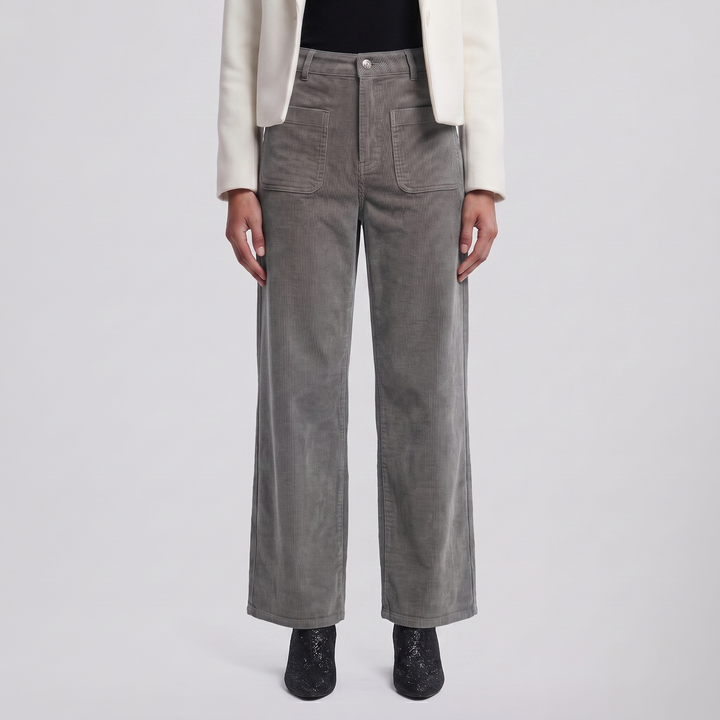Women’s Wide-Leg Corduroy Trousers | Celestiella