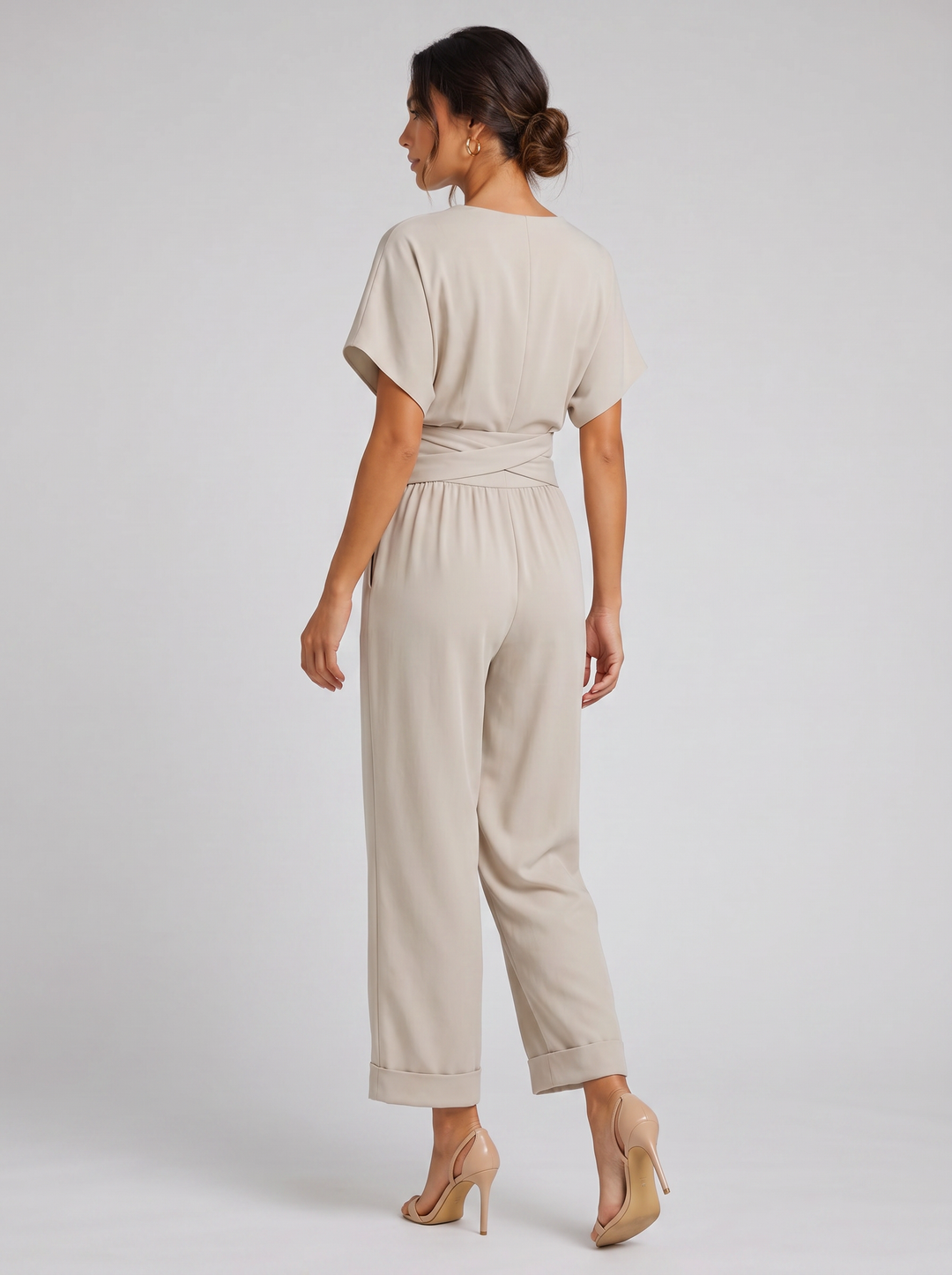 Women's Wrap-Front Co-Ord Set – Relaxed Summer Fit