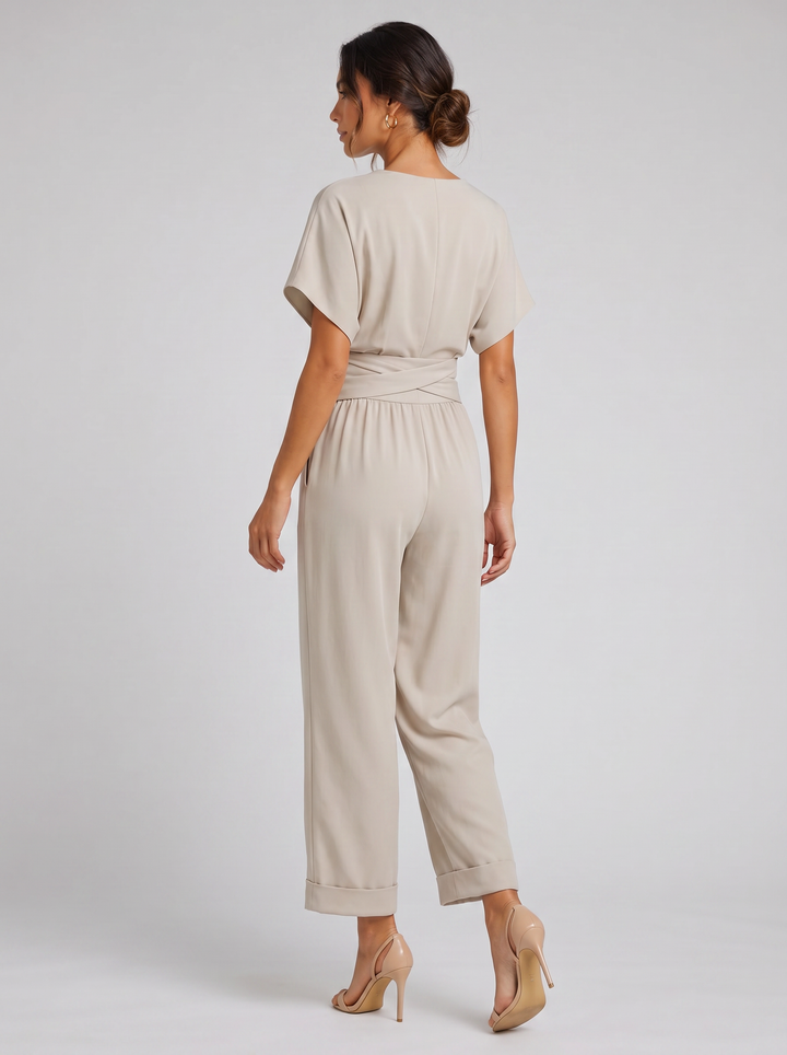 Women's Wrap-Front Co-Ord Set – Relaxed Summer Fit
